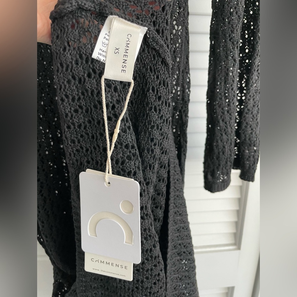 Commense Cover Up Long Sleeve Open Back Long Dress (new with tag) - Picture 4 of 4